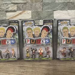 Complete Set Of Series One Micro Icons Punks + Two Dioramas