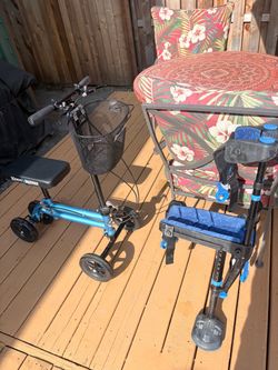 iWALK 3.0 and KneeRover Scooter with Basket