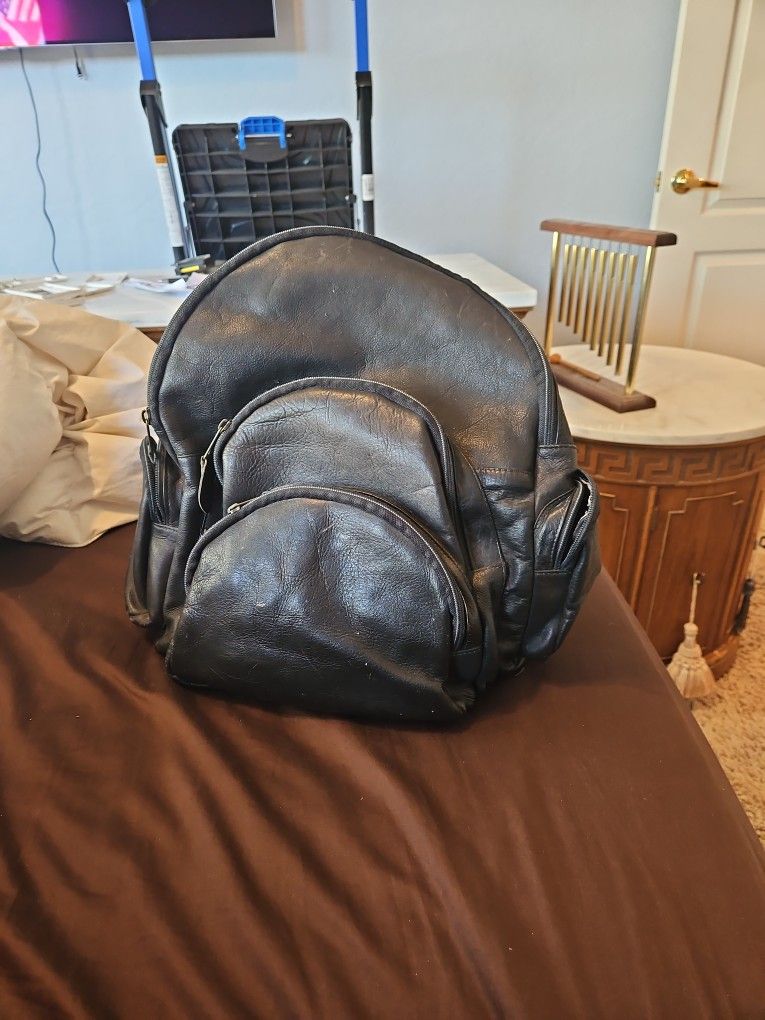 Nice Thick Well Made Leather Backpack
