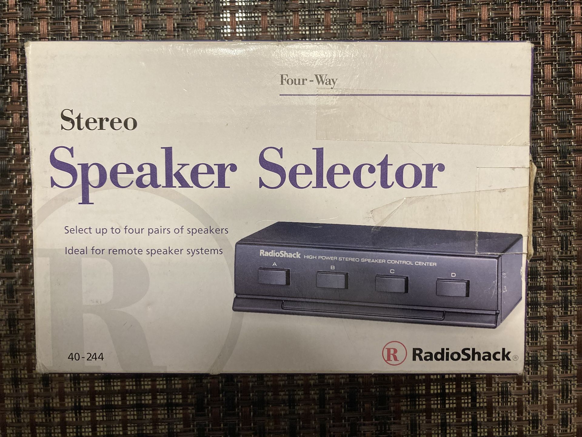 RadioShack Speaker Selector