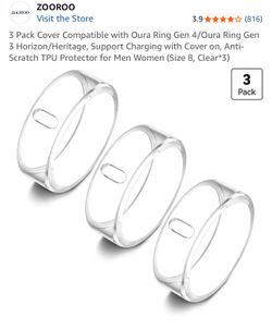 *New”Oura Ring Covers clear color