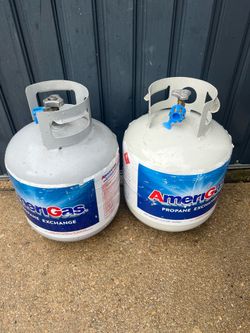 2 Full AmeriGas Propane Gas Tanks, 100% Full, plus some coupons for you as a gift, Lowest Price Anywhere