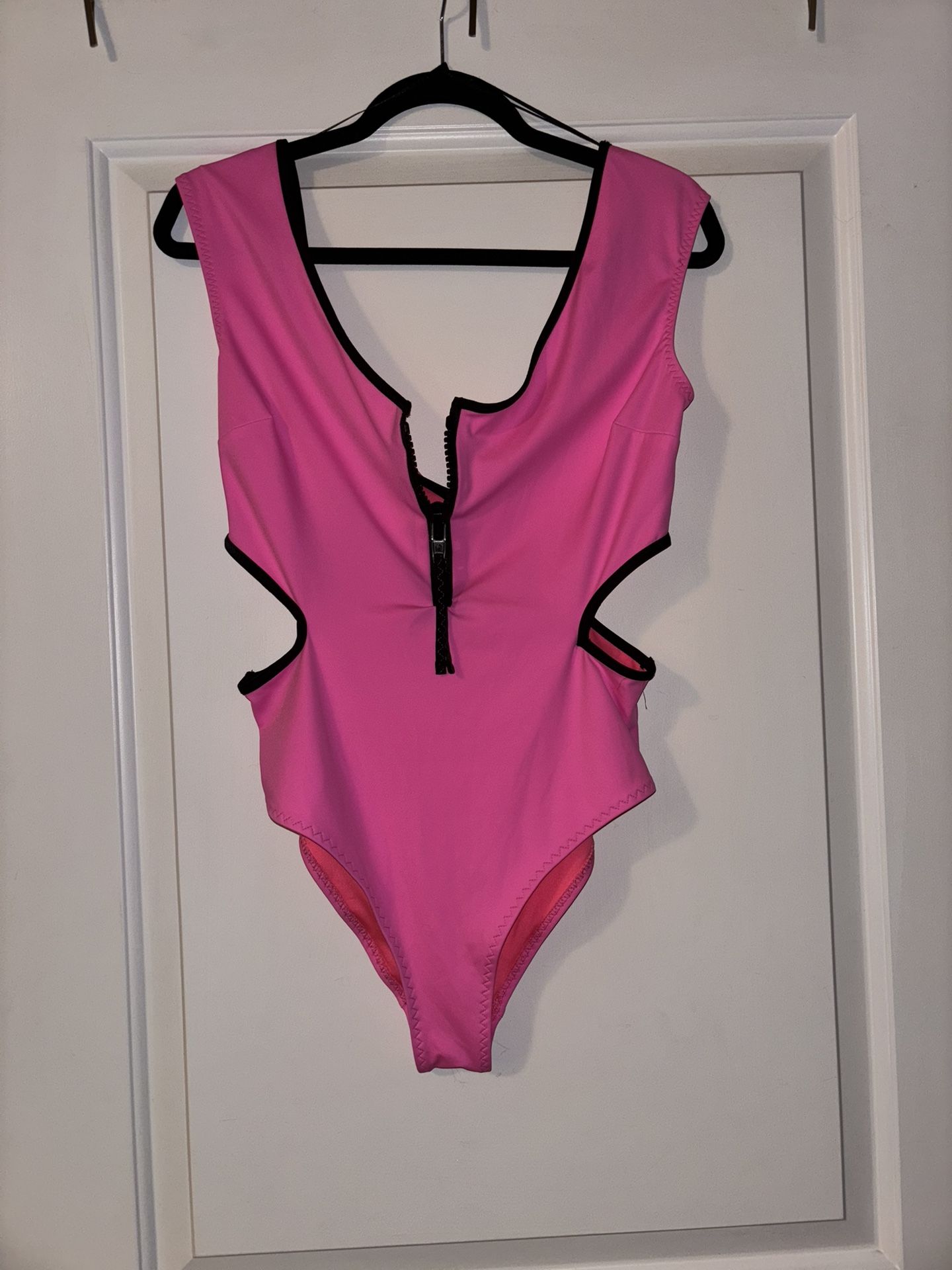 Large Neon Pink Zara Swimsuit