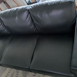 76" Faux Leather couch