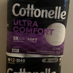 Cottonelle Toilet Paper 12 Rolls $10 Each