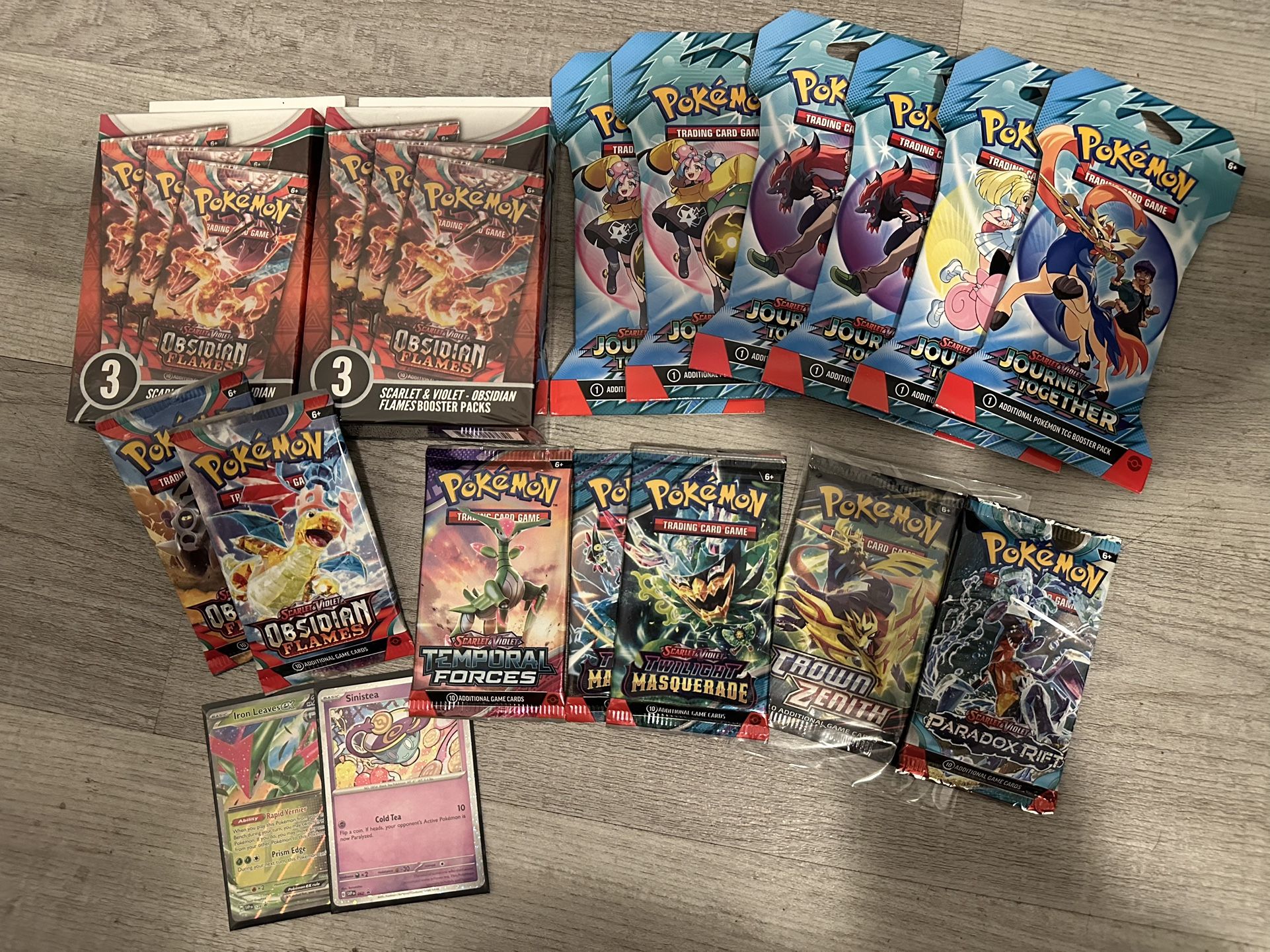 Pokémon Cards - Booster Packs - Unopened