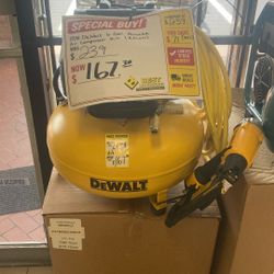 Dewalt 6 gal. 165 PSI Portable Electric Pancake Air Compressor