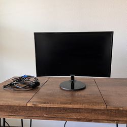 24 In Samsung Curved Monitor 