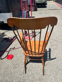Tell City rocking chair solid maple wood