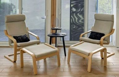 IKEA "POÄNG" Chairs - 2 Sets