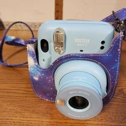Fujifilm Instax Mini 11 Instant Film Camera - Pastel Blue Tested And Works