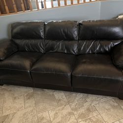 Couch, Leather 