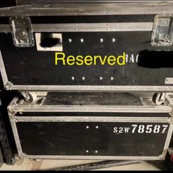 Jumbo Road Case/ Trunk with Casters.