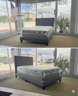 Twin bed includes mattress and box spring / Cama personal incluye colchón y caja.