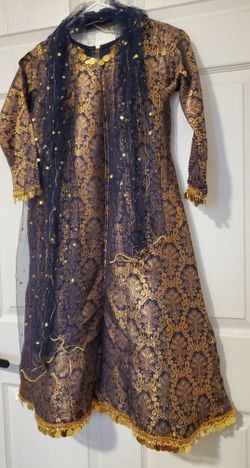 Pakistani Girls Maxi Dress 9 To 10 Years Old