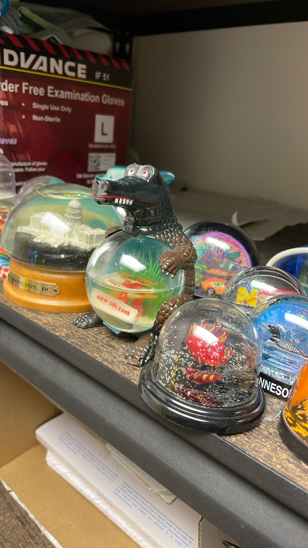 25 Small Vintage Snow Globes $65 Take Them All.