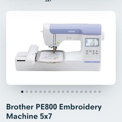 PE 800 Embroidery Machine Bundle