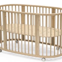 Crib With Extension And Mattress