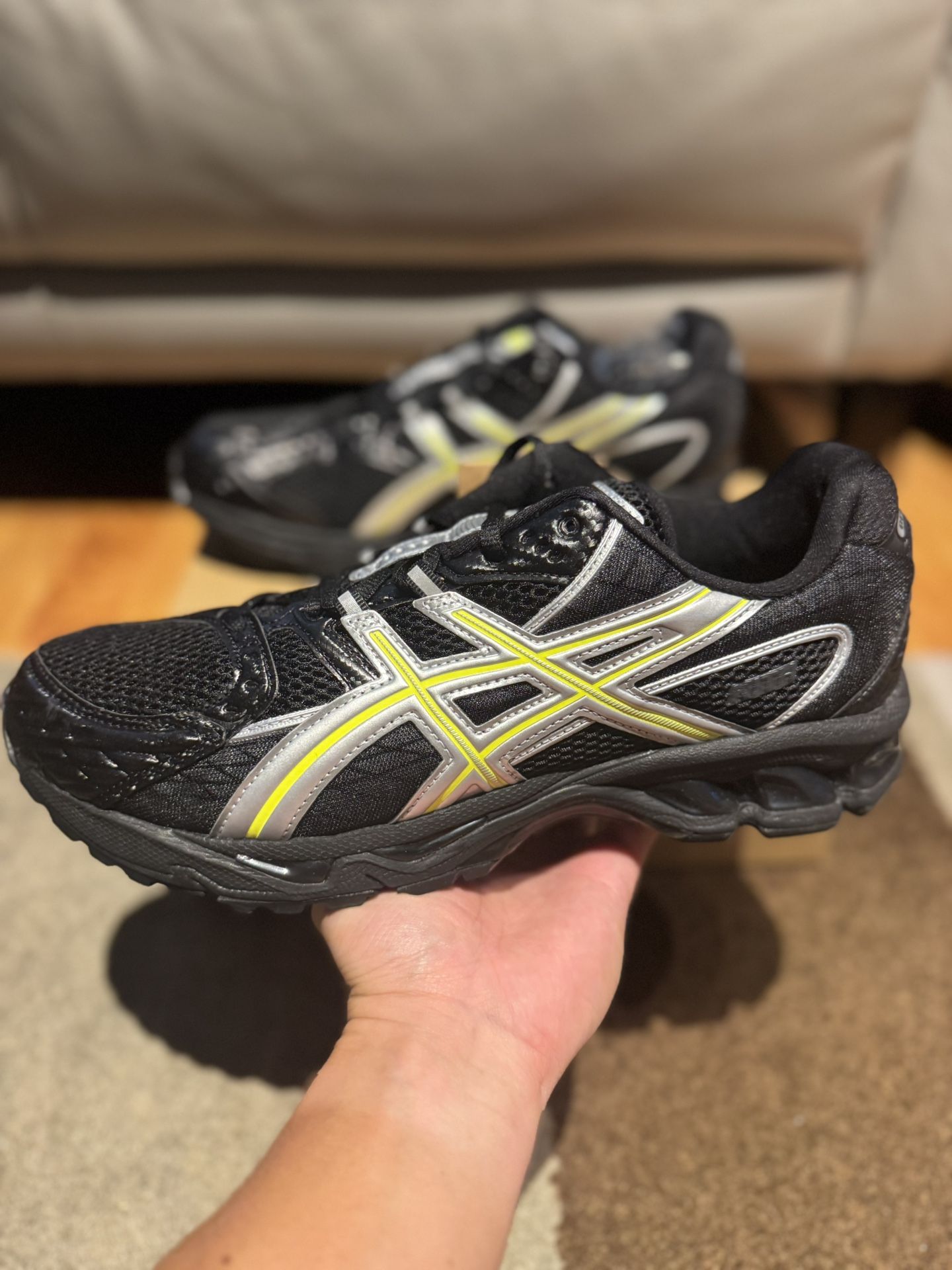 ASICS Gel Nimbus 10.1 Kith Black Pure Silver Size 11
