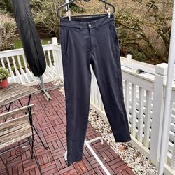 lululemon flexible fit pants in grey men size 28