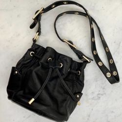 Juicy Couture Selma leather mini bucket bag