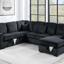 New X-Large Sleeper Sectional Couch With Storages And USB / Free Delivery 