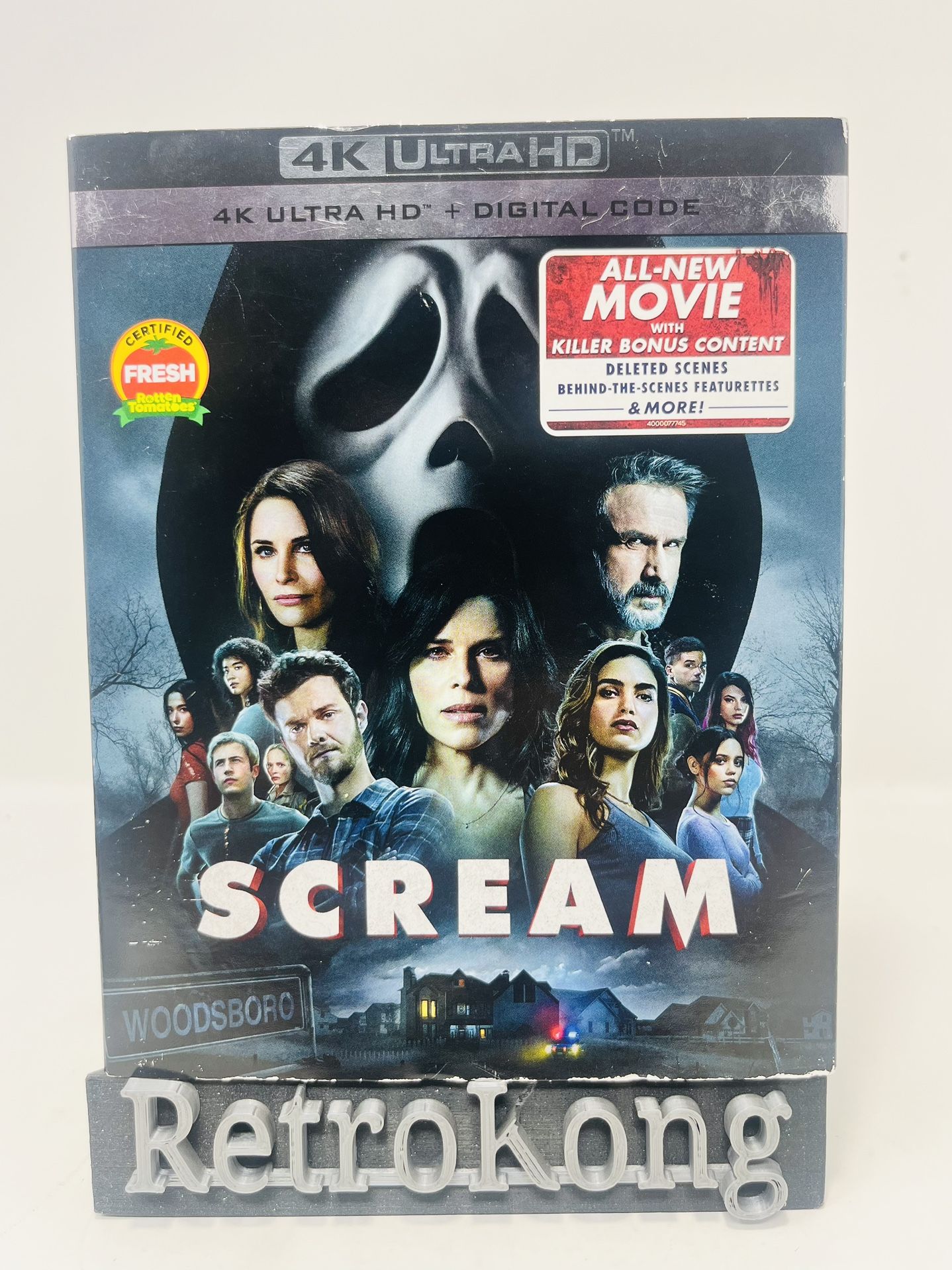 Scream (2022) 4K UHD + DC, with Slipcover.