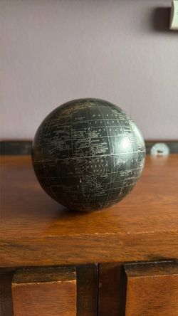 Small world map globe home decor