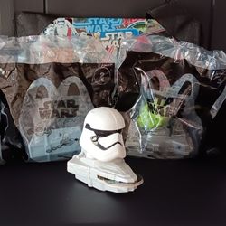 Lot Of 2021 Star Wars McDonald's Happy Meal Toys And Bag. Storm Trooper Is 2020
