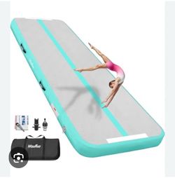 OROHBOARD blow up gymnastics mat with pump