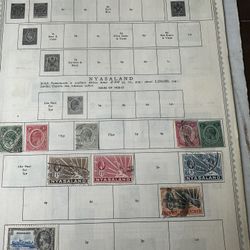 Nyasaland Collection Of 79 Stamps Used And Unused 