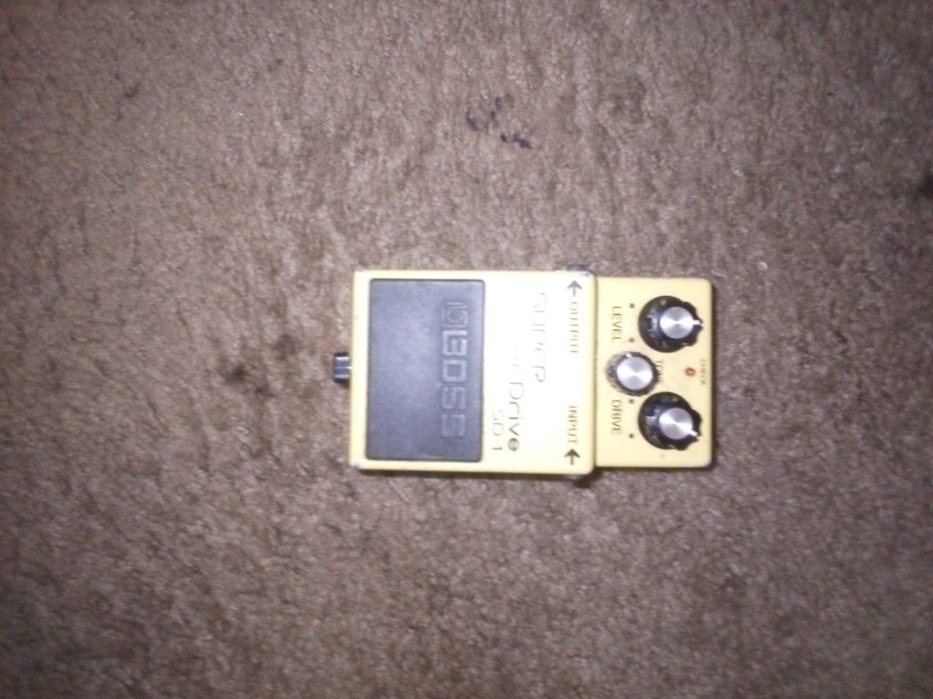 Boss Super Overdrive Distortion Pedal