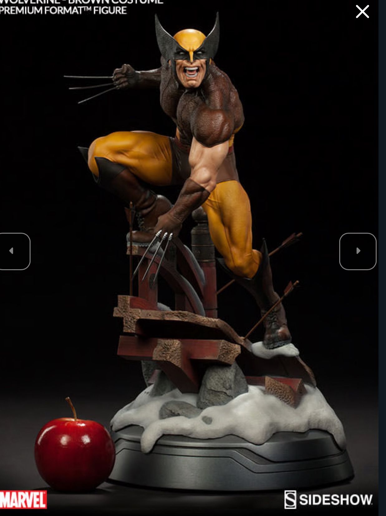 Sideshow Wolverine Brown Suite