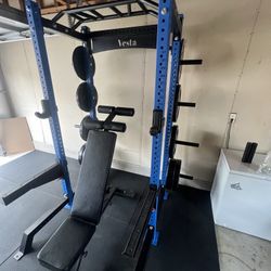 SQUAT RACK/ HR1000/ VESTAFITNESS/ WEIGHTS/ BARBELL/ BENCH/ GYM EQUIPMENT/ FREE DELIVERY 🚚