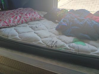 Twin box spring and mattress