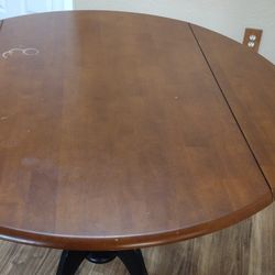 Small Round Drop Leaf Kitchen Table 