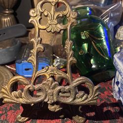 Really Nice Victorian Steel/Brass Small Picture Holder