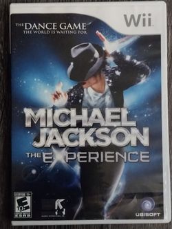 Michael Jackson the Experience for the Nintendo Wii $100