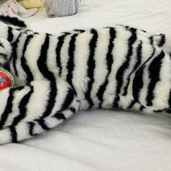 TY Very COLLECTABLE Beanie buddy collection white Tiger