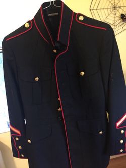 USMC Dress Blue Jacket, Service Alpha Jacket