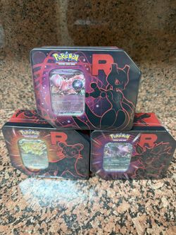 Destined Rivals Team Rocket Tins (Mewtwo, Nidoking, Persian)  Set of 3