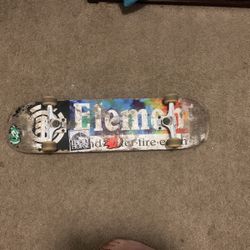 Tie dye Element Skateboard