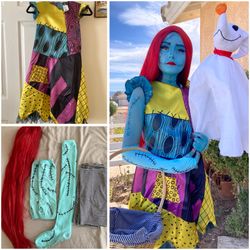 Nightmare before Christmas Sally Complete Girls Costume 