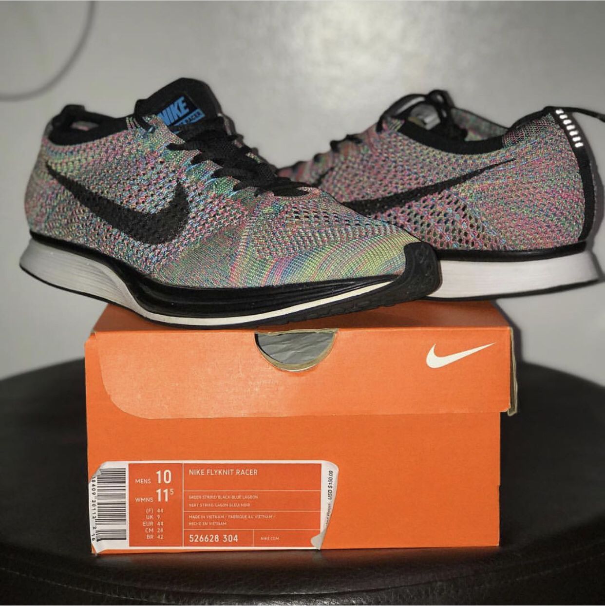 Worn once flyknit size 10