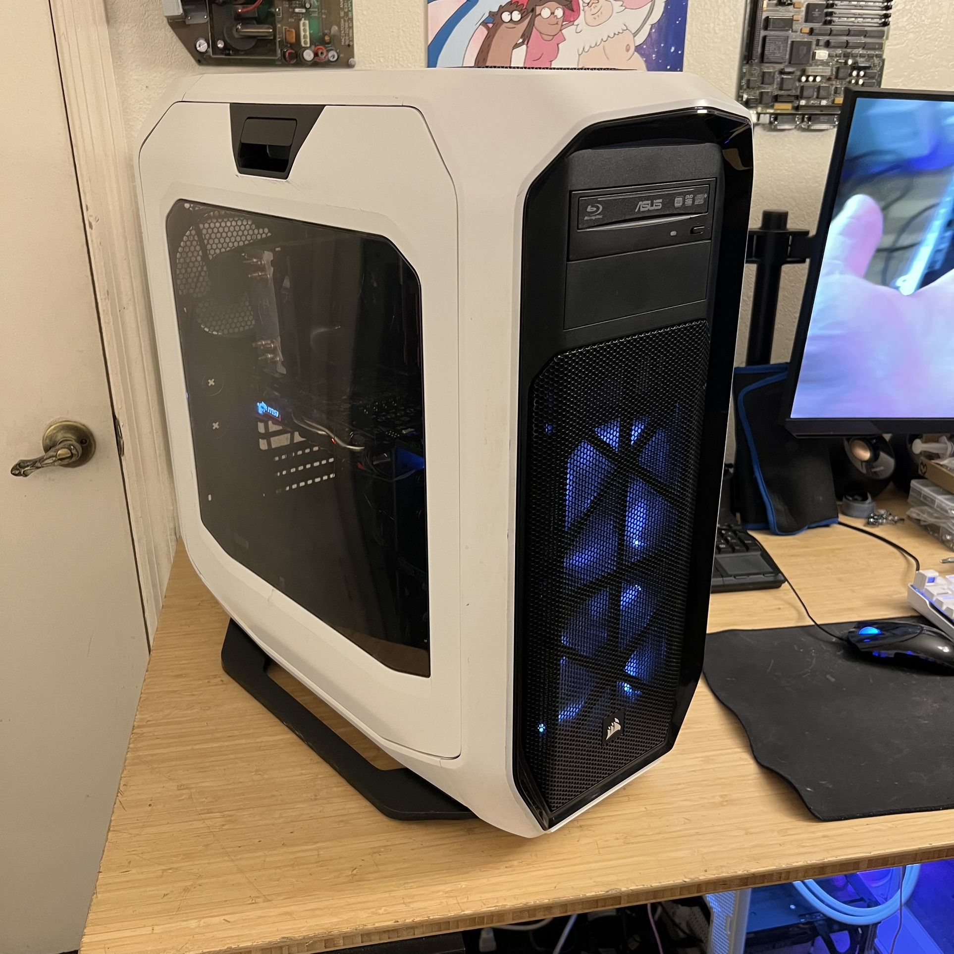 FAST Custom Built Gaming PC / Intel Core i5 6600K CPU / 16GB RAM / Radeon RX 470 GPU / 256GB SSD + 1TB HDD / Windows 11 Pro