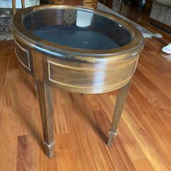 Antique Side  Or Coffee Table Display 