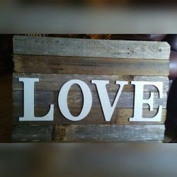 Rustic LOVE Piece