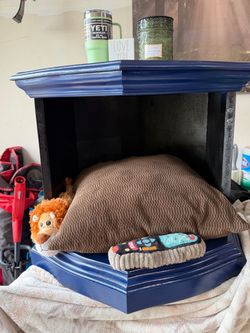 End table and dog bed nook one of a kind