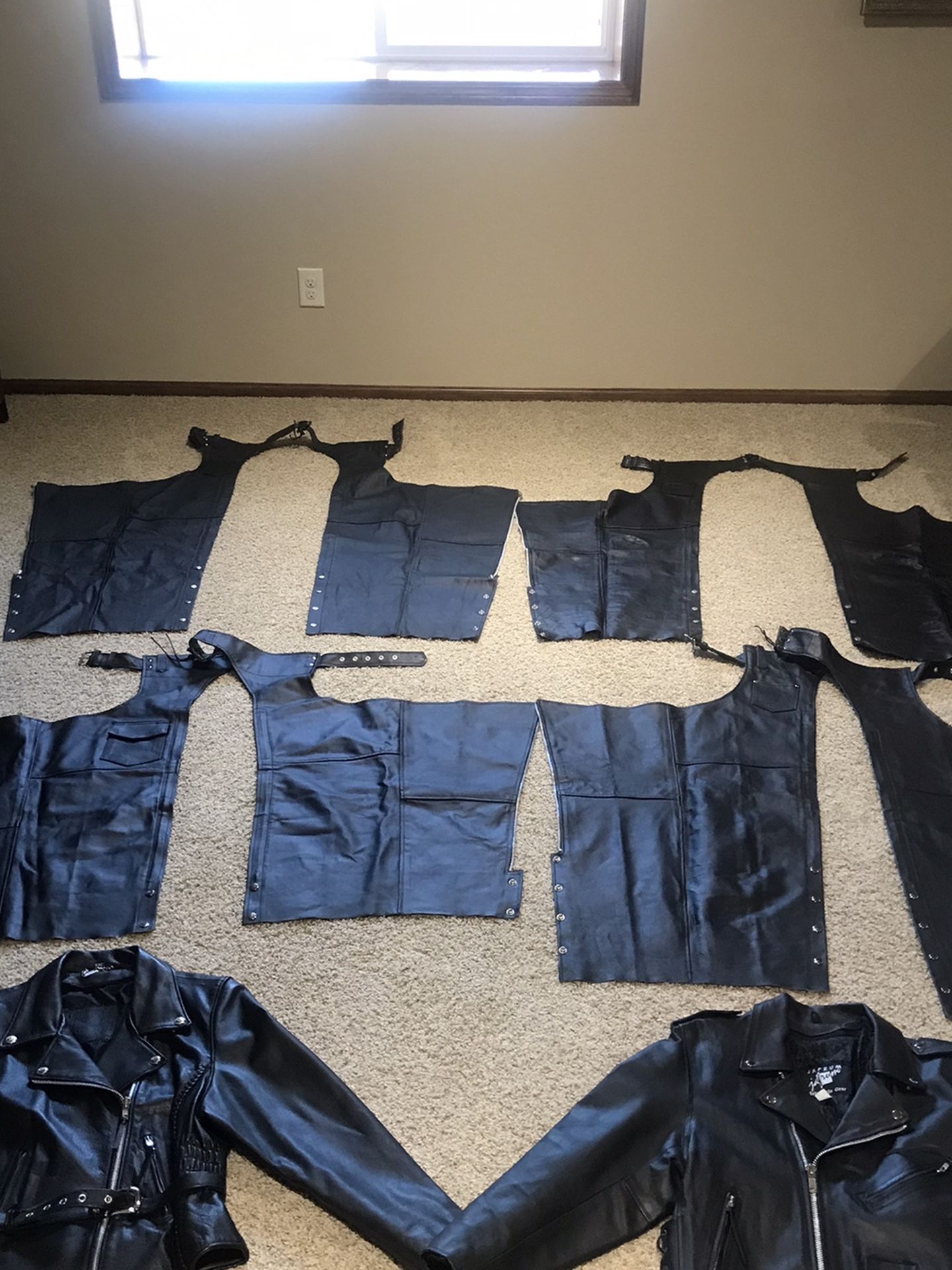 Leather Chaps and Coats