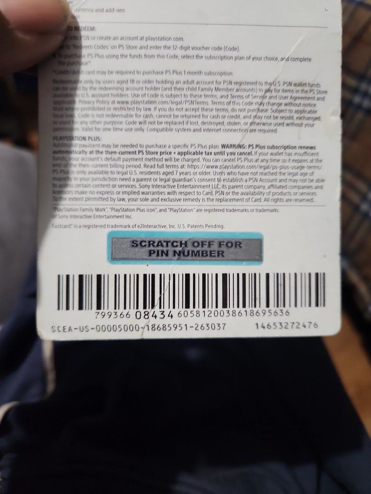 50 Playstation Card